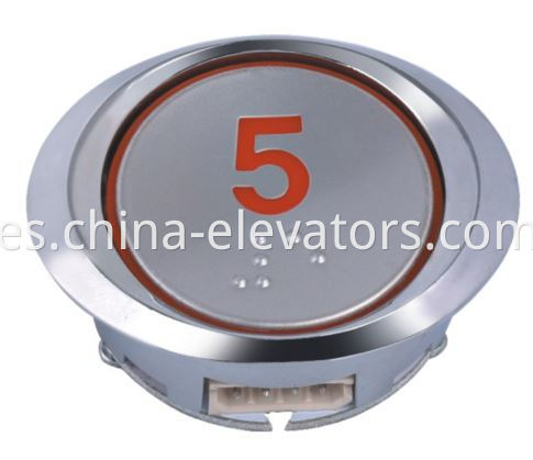 KAN-J0603 Botón de presentación para los ascensores Hyundai KAN-J0603 Push Button for Hyundai Elevators